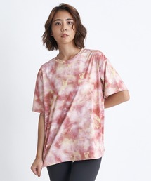 RIDE ON TIE DYE/ロキシー水陸両用速乾UVカット冷感Tシャツ