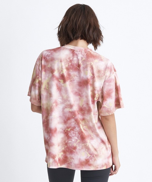 ROXY（ロキシー）の「RIDE ON TIE DYE/ロキシー水陸両用速乾UVカット冷感Tシャツ（Tシャツ/カットソー・レディース・パープル/ミント/レッド・SMALL/LARGE/MEDIUM）」の11枚目の写真