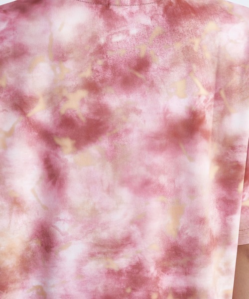 ROXY（ロキシー）の「RIDE ON TIE DYE/ロキシー水陸両用速乾UVカット冷感Tシャツ（Tシャツ/カットソー・レディース・パープル/ミント/レッド・SMALL/LARGE/MEDIUM）」の4枚目の写真