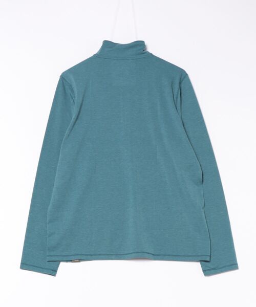 L.L.Bean（エルエルビーン）の「エブリデイ・サンスマート・ティ、長袖　クォータージップ 米国フィット・レギュラー（その他トップス・メンズ・ターコイズブルー/ネイビー・SMALL/MEDIUM/LARGE）」の7枚目の写真