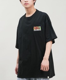 【ムラサキスポーツ限定】TOY MACHINE/トイマシーン 半袖Tシャツ ビッグシルエット バックプリント MTMSEST30