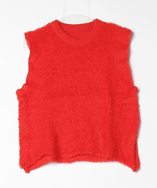 売り切りmame2019S/Sマメサマーニットベストトップス（mame