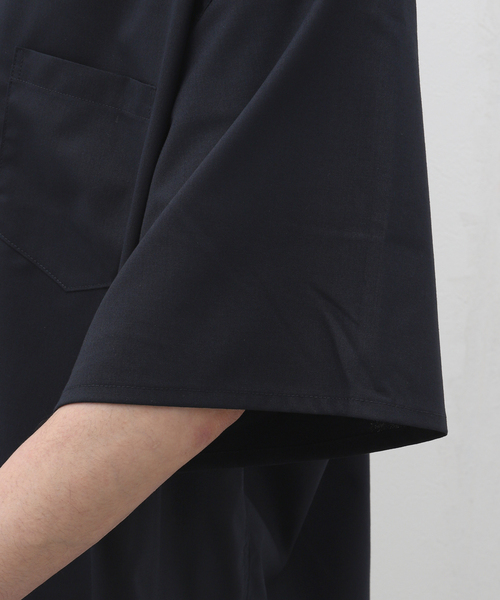 sillage シアージ 半袖シャツ イエロー 60s SEARS シアーズ ビンテージ ストライプ オープンカラー 開襟