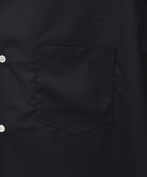 Sillage（シアージ）の「Sillage (シアージ) WOOL TROPICAL OVERSHIRTS S/S EX SL24SS-OSSTW-NV（シャツ/ブラウス・メンズ・ネイビー・FREE）」の5枚目の写真
