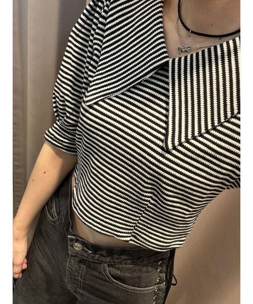 EATME（イートミー）の「BIGカラーTOP（Tシャツ/カットソー・レディース・ブラック/オフホワイト/その他1・FREE）」の20枚目の写真