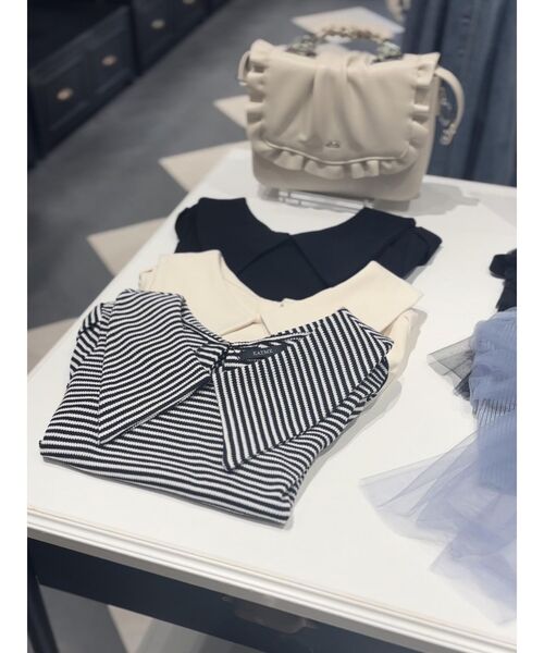 EATME（イートミー）の「BIGカラーTOP（Tシャツ/カットソー・レディース・ブラック/オフホワイト/その他1・FREE）」の19枚目の写真