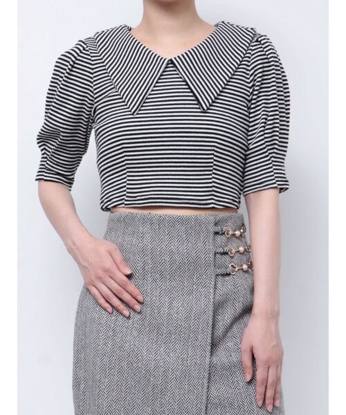 EATME（イートミー）の「BIGカラーTOP（Tシャツ/カットソー・レディース・ブラック/オフホワイト/その他1・FREE）」の18枚目の写真