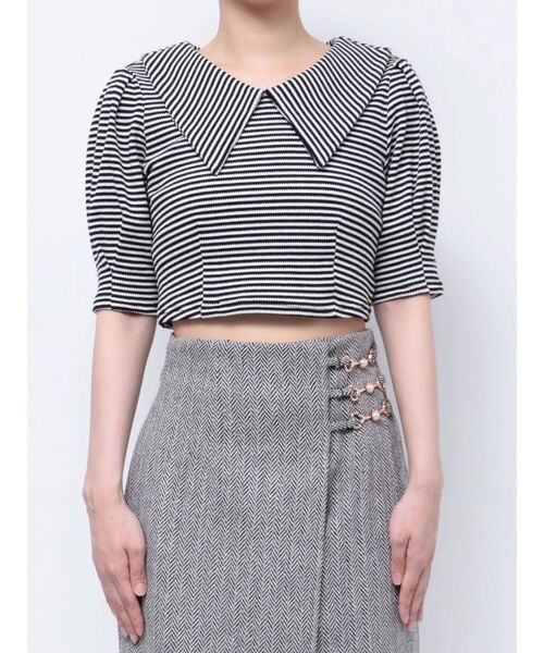 EATME（イートミー）の「BIGカラーTOP（Tシャツ/カットソー・レディース・ブラック/オフホワイト/その他1・FREE）」の17枚目の写真