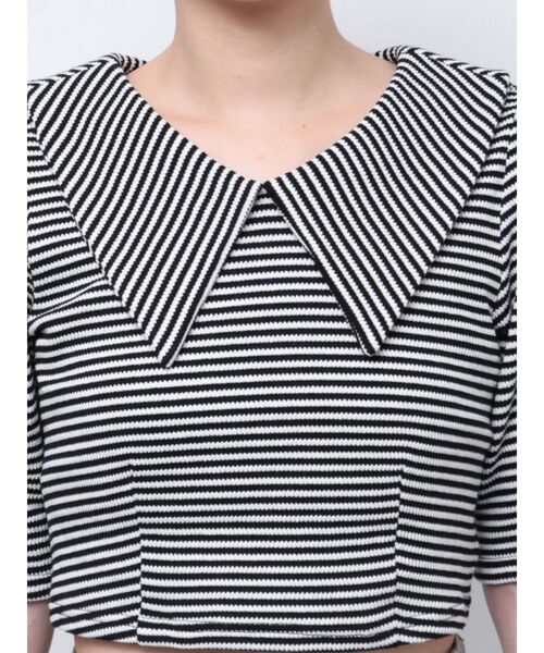 EATME（イートミー）の「BIGカラーTOP（Tシャツ/カットソー・レディース・ブラック/オフホワイト/その他1・FREE）」の14枚目の写真