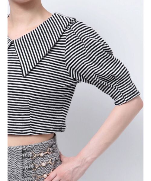 EATME（イートミー）の「BIGカラーTOP（Tシャツ/カットソー・レディース・ブラック/オフホワイト/その他1・FREE）」の13枚目の写真