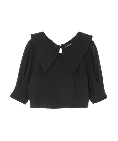 EATME（イートミー）の「BIGカラーTOP（Tシャツ/カットソー・レディース・ブラック/オフホワイト/その他1・FREE）」の5枚目の写真