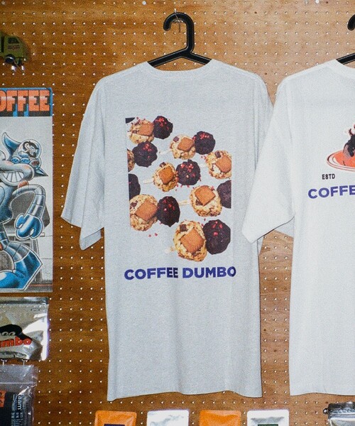 【セール】COFFEE DUMBO/コーヒー ダンボ Coockies TEE/クッキー Tシャツ/クルーネック（Tシャツ/カットソー