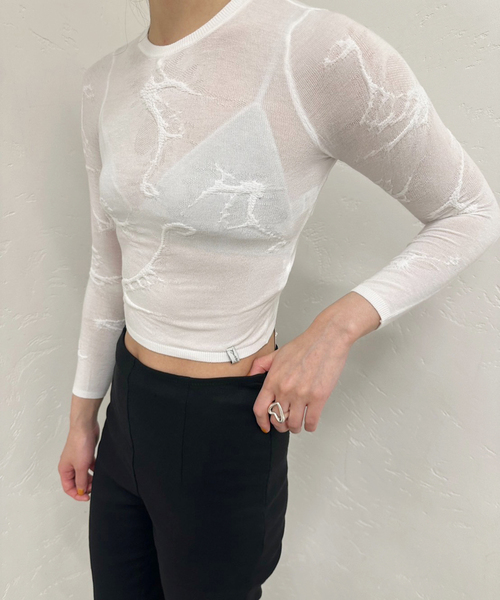 Christina Seewald/クリスティーナ シーワルド】Drape Top（T