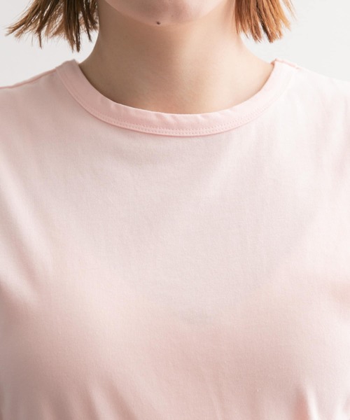 KBF（ケイビーエフ）の「ウエストノットノースリーブトップス（Tシャツ/カットソー・レディース・イエロー/ピンク/ネイビー・ONE）」の17枚目の写真