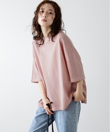 ワッフルオーバーサイズTシャツ