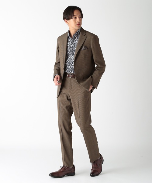 CROWDED CLOSET（クラウデッドクローゼット）の「コットンフラワープリントストレッチシャツ（シャツ/ブラウス・メンズ・レッド/ブルー・03/02/01/04）」の10枚目の写真