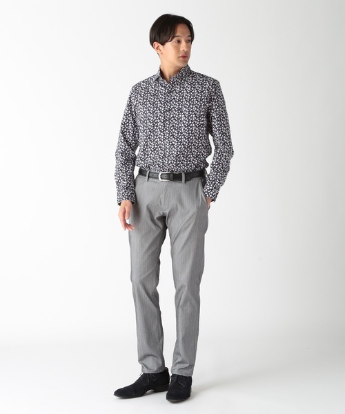 CROWDED CLOSET（クラウデッドクローゼット）の「コットンフラワープリントストレッチシャツ（シャツ/ブラウス・メンズ・レッド/ブルー・03/02/01/04）」の11枚目の写真