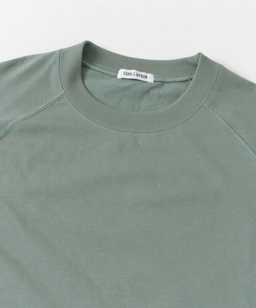 FORK&SPOON(フォークアンドスプーン)の「FORK&SPOON 4WAYストレッチラグランTシャツ(Tシャツ/カットソー・メンズ・ネイビー/グリーン系その他/アイボリー・4/5)」の10枚目の写真