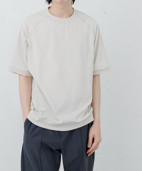 FORK&SPOON(フォークアンドスプーン)の「FORK&SPOON 4WAYストレッチラグランTシャツ(Tシャツ/カットソー・メンズ・ネイビー/グリーン系その他/アイボリー・4/5)」の11枚目の写真
