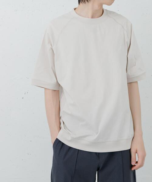 FORK&SPOON(フォークアンドスプーン)の「FORK&SPOON 4WAYストレッチラグランTシャツ(Tシャツ/カットソー・メンズ・ネイビー/グリーン系その他/アイボリー・4/5)」の12枚目の写真