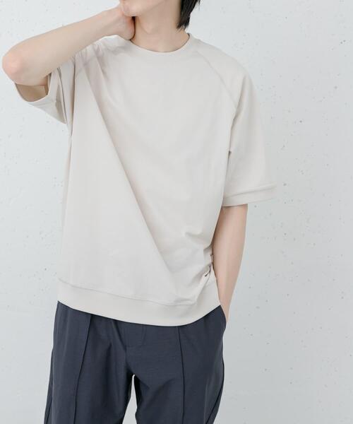 FORK&SPOON(フォークアンドスプーン)の「FORK&SPOON 4WAYストレッチラグランTシャツ(Tシャツ/カットソー・メンズ・ネイビー/グリーン系その他/アイボリー・4/5)」の14枚目の写真