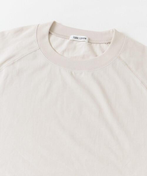 FORK&SPOON(フォークアンドスプーン)の「FORK&SPOON 4WAYストレッチラグランTシャツ(Tシャツ/カットソー・メンズ・ネイビー/グリーン系その他/アイボリー・4/5)」の19枚目の写真