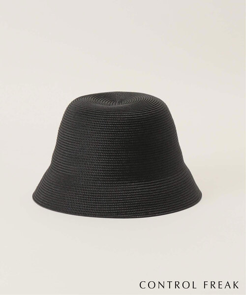 SLOBE IENA(スローブイエナ)の「CONTROL FREAK ウオッシャブルブレード゛ベルハット 234-121702(ハット・レディース・ブラック/アイボリー・FREE)」の7枚目の写真