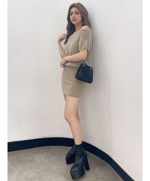 GYDA（ジェイダ）の「glitterショルダーバッグ（ショルダーバッグ・レディース・シルバー/ブラック・FREE）」の6枚目の写真