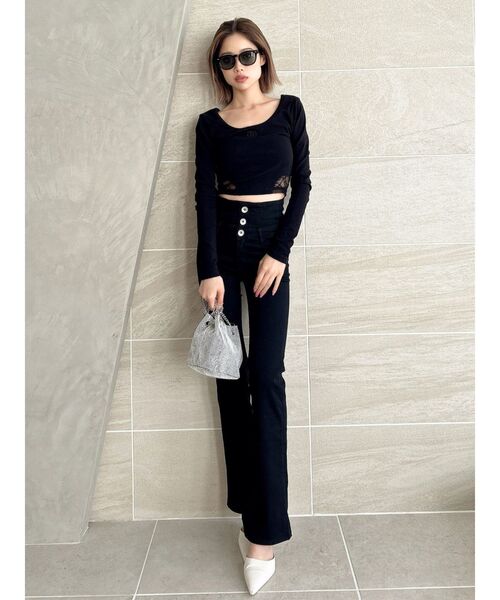 GYDA（ジェイダ）の「glitterショルダーバッグ（ショルダーバッグ・レディース・シルバー/ブラック・FREE）」の13枚目の写真