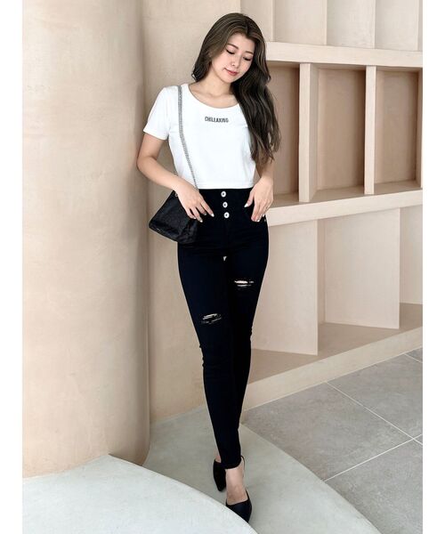 GYDA（ジェイダ）の「glitterショルダーバッグ（ショルダーバッグ・レディース・シルバー/ブラック・FREE）」の20枚目の写真