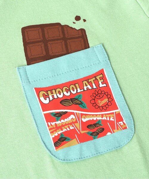 BREEZE（ブリーズ）の「【セットアップ可】おやつポケットTシャツ（Tシャツ/カットソー・キッズ・パープル/イエロー/ミント・80/90/110/120/130/140/100）」の14枚目の写真