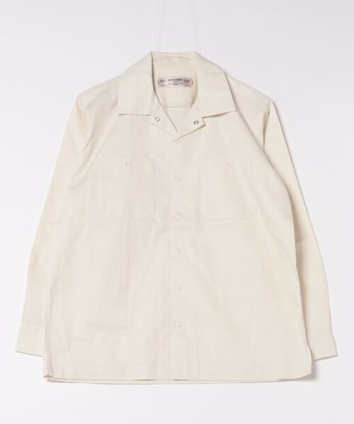 【セール】【HOUSTON】TC TWILL WORK SHIRT（シャツ/ブラウス）｜HOUSTON（ヒューストン）