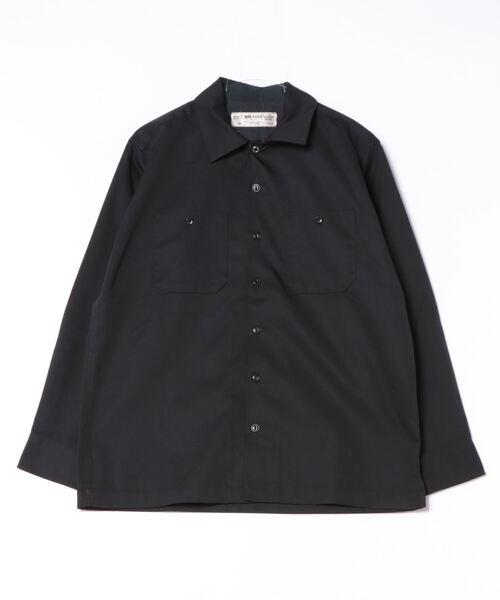 HOUSTON(ヒューストン)の「【HOUSTON】TC TWILL WORK SHIRT(シャツ/ブラウス・レディース・ブラック/カーキ/オフホワイト/チャコールグレー・LARGE/X-LARGE/XX-LARGE/MEDIUM)」の3枚目の写真