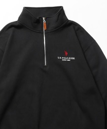 U.S. POLO ASSN./ユーエスポロアッスン 裏起毛ハーフジップスウェット
