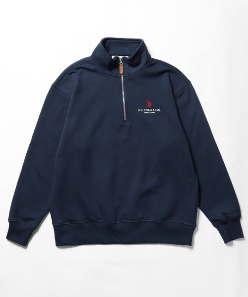 U.S. POLO ASSN.(ユーエスポロアッスン)の「U.S. POLO ASSN./ユーエスポロアッスン 裏起毛ハーフジップスウェット(スウェット・メンズ・ブラック/オフホワイト/ネイビー/ダークオレンジ・M/L/LL/S)」の22枚目の写真