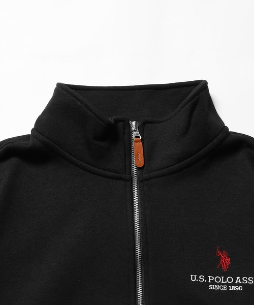 U.S. POLO ASSN.(ユーエスポロアッスン)の「U.S. POLO ASSN./ユーエスポロアッスン 裏起毛ハーフジップスウェット(スウェット・メンズ・ブラック/オフホワイト/ネイビー/ダークオレンジ・M/L/LL/S)」の7枚目の写真