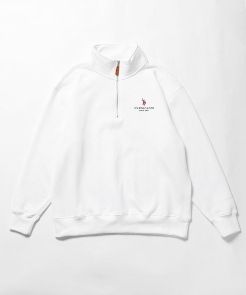 U.S. POLO ASSN.(ユーエスポロアッスン)の「U.S. POLO ASSN./ユーエスポロアッスン 裏起毛ハーフジップスウェット(スウェット・メンズ・ブラック/オフホワイト/ネイビー/ダークオレンジ・M/L/LL/S)」の13枚目の写真