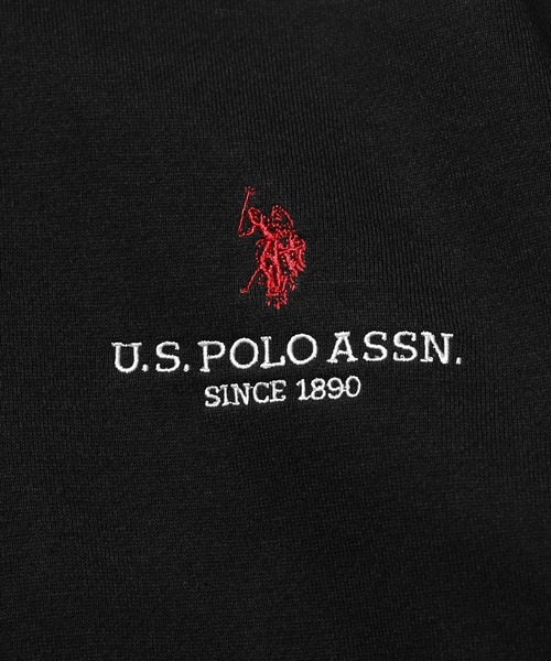 U.S. POLO ASSN.(ユーエスポロアッスン)の「U.S. POLO ASSN./ユーエスポロアッスン 裏起毛ハーフジップスウェット(スウェット・メンズ・ブラック/オフホワイト/ネイビー/ダークオレンジ・M/L/LL/S)」の9枚目の写真
