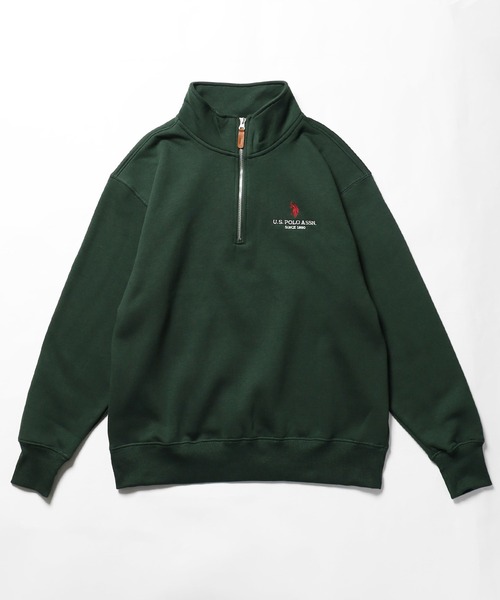 U.S. POLO ASSN.(ユーエスポロアッスン)の「U.S. POLO ASSN./ユーエスポロアッスン 裏起毛ハーフジップスウェット(スウェット・メンズ・ブラック/オフホワイト/ネイビー/ダークオレンジ・M/L/LL/S)」の18枚目の写真