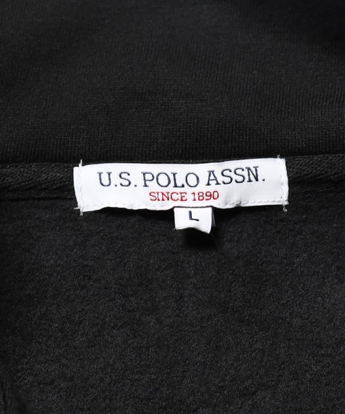 U.S. POLO ASSN.(ユーエスポロアッスン)の「U.S. POLO ASSN./ユーエスポロアッスン 裏起毛ハーフジップスウェット(スウェット・メンズ・ブラック/オフホワイト/ネイビー/ダークオレンジ・M/L/LL/S)」の8枚目の写真