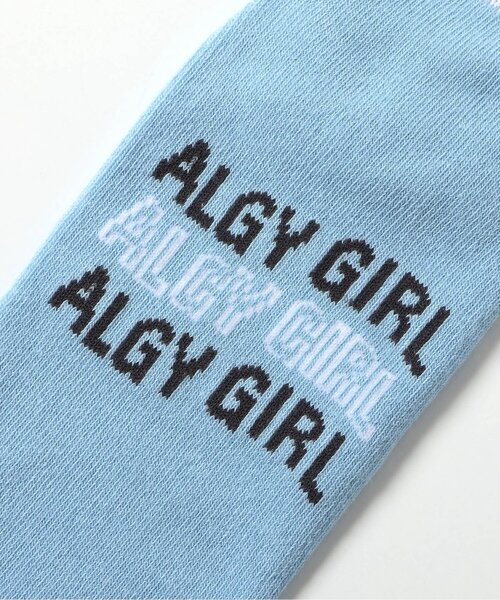 algy（アルジー）の「【抗菌防臭】なみロゴショートソックス（ソックス/靴下・キッズ・ブラック/サックスブルー/オフホワイト・21/24）」の5枚目の写真