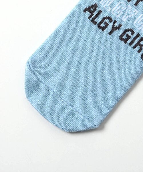 algy（アルジー）の「【抗菌防臭】なみロゴショートソックス（ソックス/靴下・キッズ・ブラック/サックスブルー/オフホワイト・21/24）」の6枚目の写真