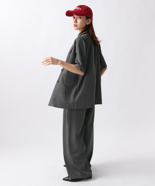 FOREVER 21(フォーエバー トゥエンティーワン)の「【2024SS】Wウエストピンストパンツ(その他パンツ・レディース・グレー/ネイビー・MEDIUM/SMALL)」の11枚目の写真