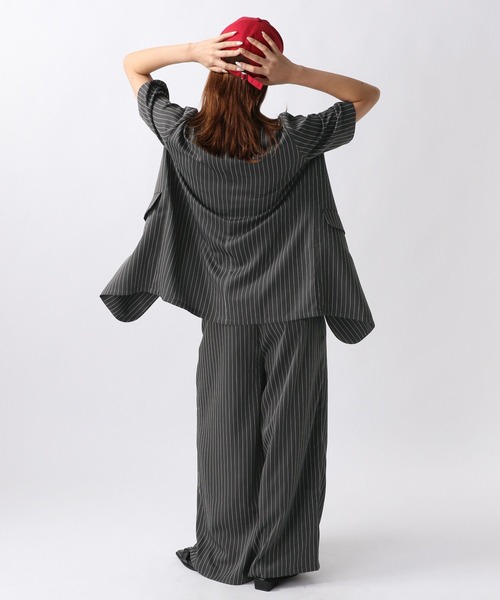 FOREVER 21(フォーエバー トゥエンティーワン)の「【2024SS】Wウエストピンストパンツ(その他パンツ・レディース・グレー/ネイビー・MEDIUM/SMALL)」の12枚目の写真