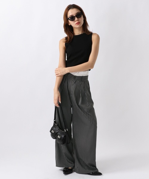 FOREVER 21(フォーエバー トゥエンティーワン)の「【2024SS】Wウエストピンストパンツ(その他パンツ・レディース・グレー/ネイビー・MEDIUM/SMALL)」の14枚目の写真