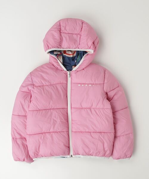 MARNI(マルニ)の「MARNI(マルニ)Kids & Junior 柄ジップアップダウンジャケット(ダウンジャケット/コート・キッズ・ネイビー・12Y/10Y/14Y/8Y)」の6枚目の写真