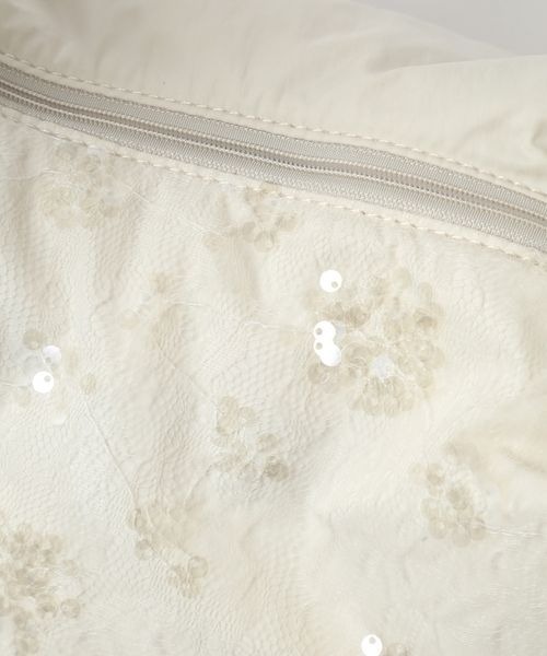 mysty woman（ミスティウーマン）の「リボンショルダーサテン＊スパンコールBAG　140888（ショルダーバッグ・レディース・ブラック/オフホワイト・FREE）」の20枚目の写真