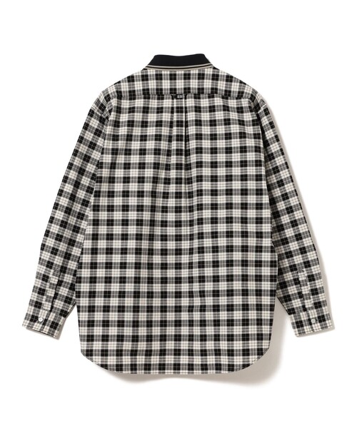 フレッドペリー FRED PERRY リブカラー シャツ Brushed Twill Shirt Dress(8 Q20：NIGHT GREEN): | FRED PERRY
