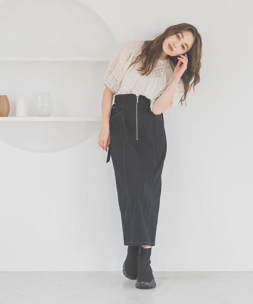 mysty woman(ミスティウーマン)の「アソートスニーカーソールブーツ 134363(ブーツ・レディース・アイボリー/ブラック/ブラック系その他・MEDIUM/LARGE)」の7枚目の写真