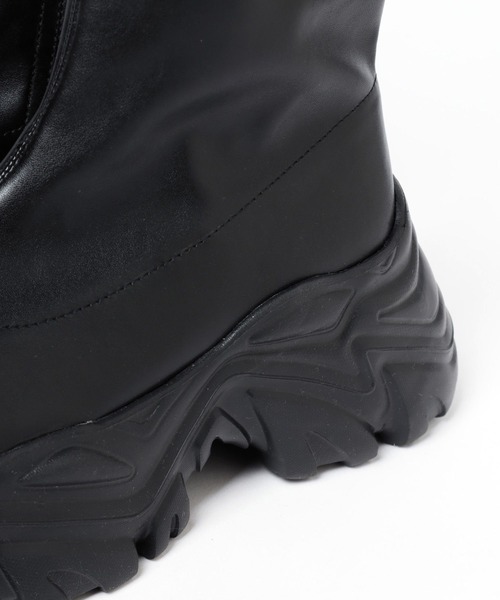 mysty woman(ミスティウーマン)の「アソートスニーカーソールブーツ 134363(ブーツ・レディース・アイボリー/ブラック/ブラック系その他・MEDIUM/LARGE)」の21枚目の写真